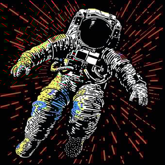 Example of an image generated using the prompt --sref 35388353 in MidJourney